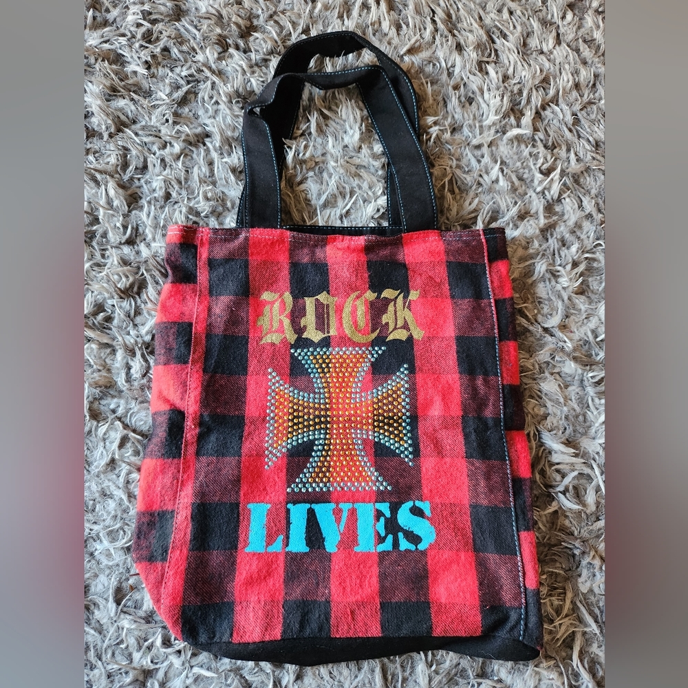 Flannel Tote Bag